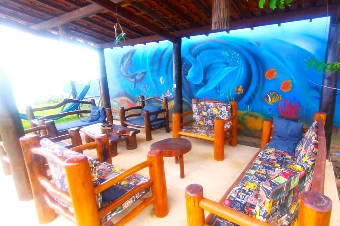 Paraiso Azul Com Vistas Maravilhosas Cumuruxatiba Exterior foto