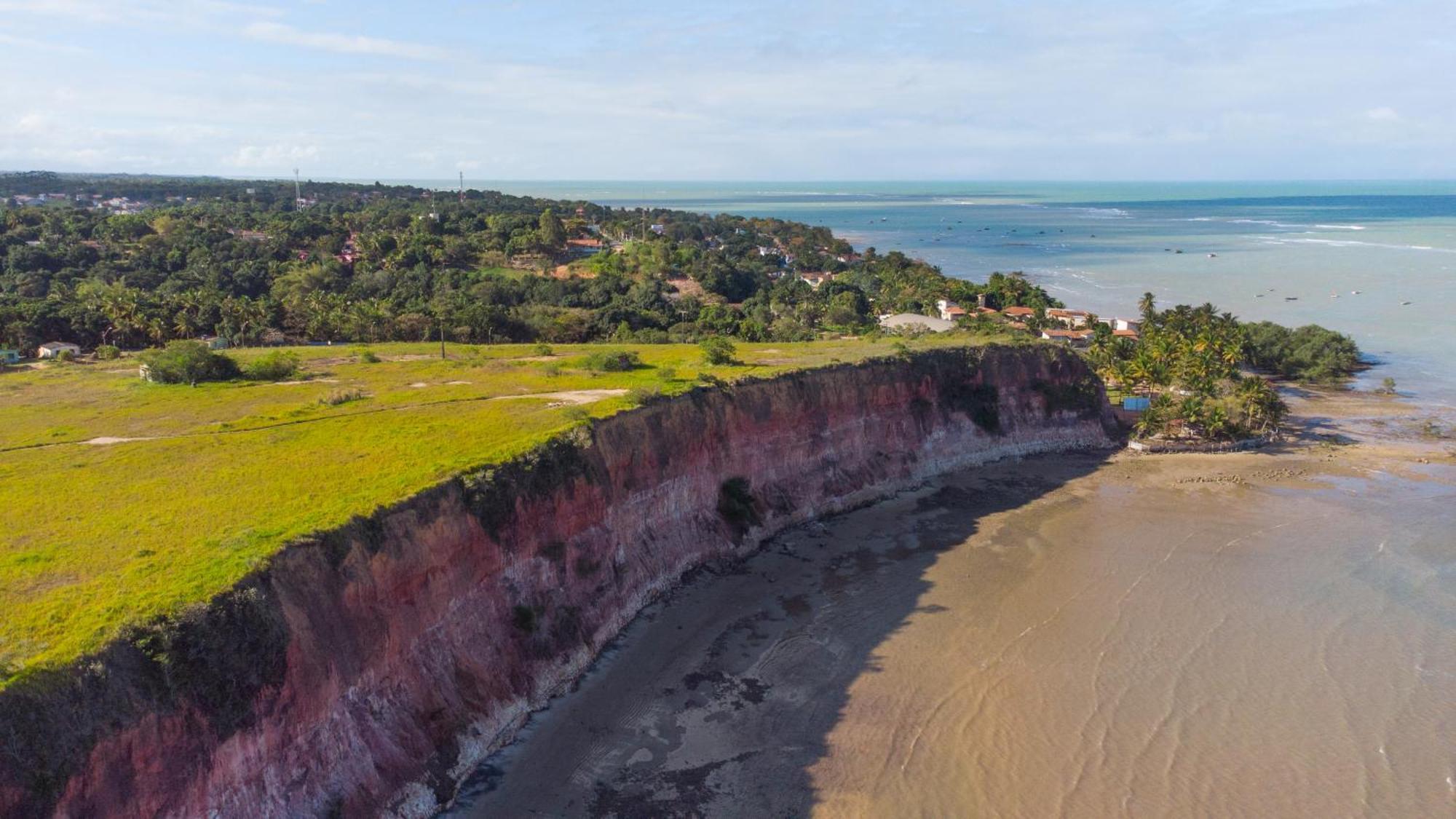 Paraiso Azul Com Vistas Maravilhosas Cumuruxatiba Exterior foto