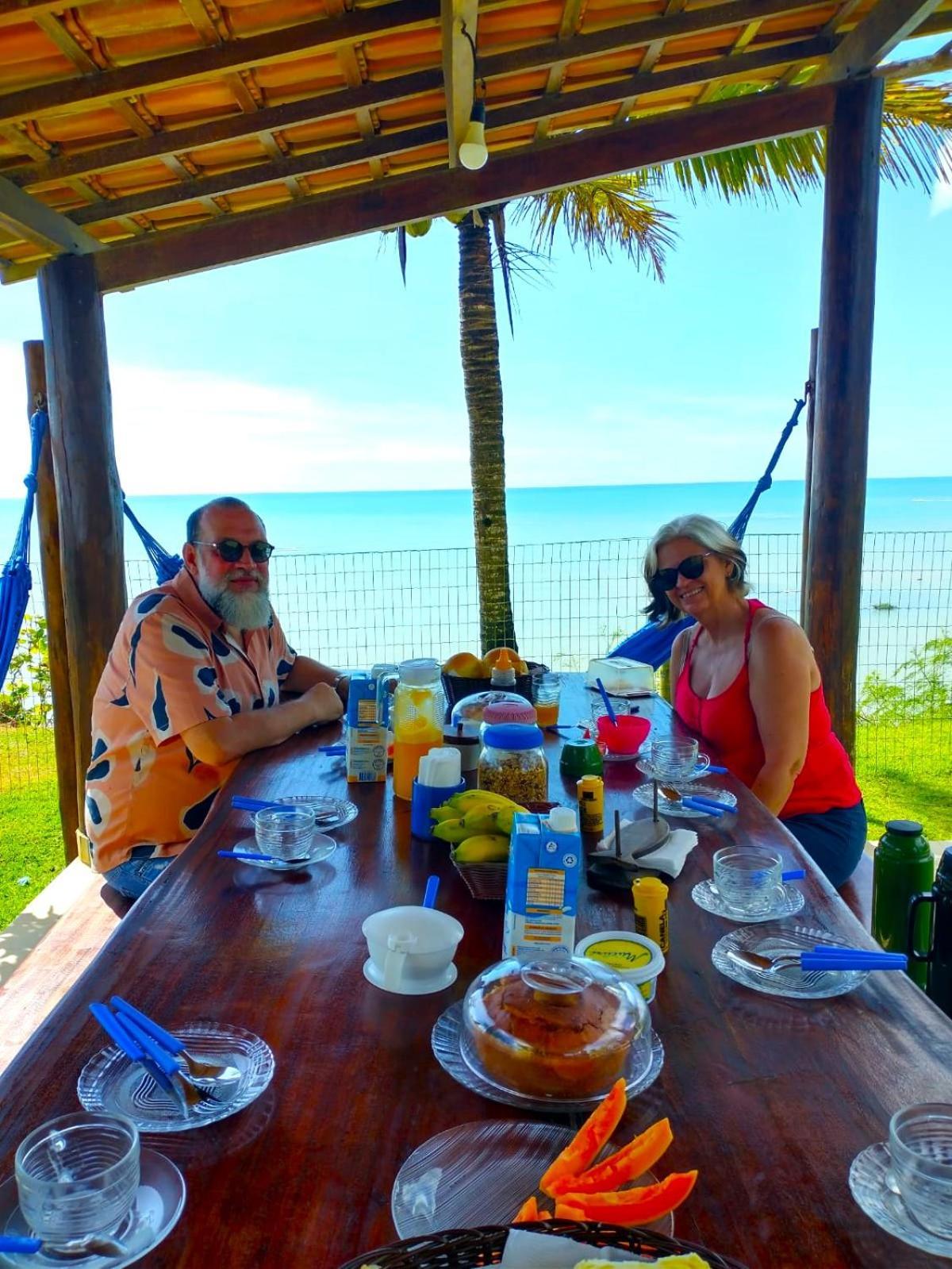 Paraiso Azul Com Vistas Maravilhosas Cumuruxatiba Exterior foto